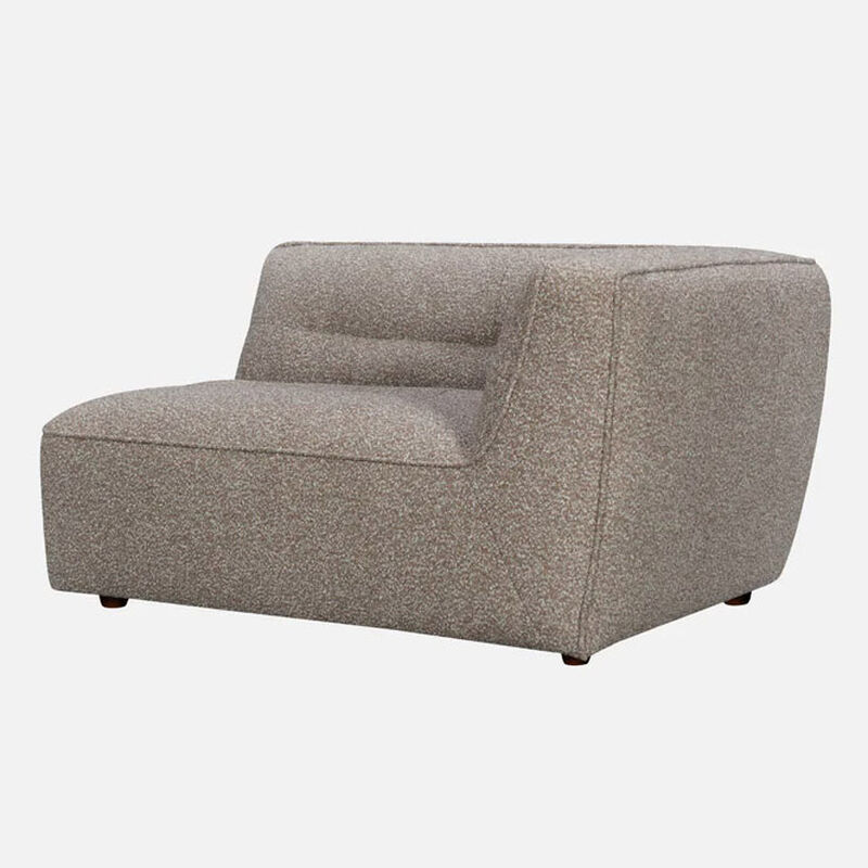 NED Collections Grace Sofa 1 Seater Right Arm - Fawn Cloud image number 2